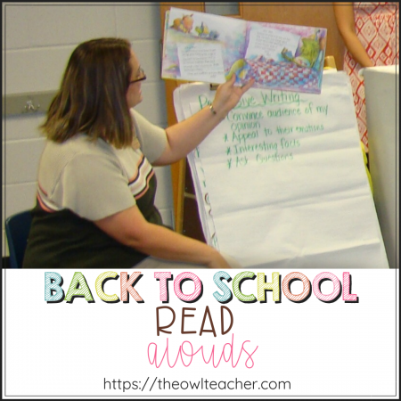 These back to school read alouds are sure to be a hit in your classroom. Get to know your students and establish some ground rules in a fun, simple manner!