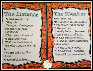 Conversation Cards with the text "The Listener" and the text "The Speaker"