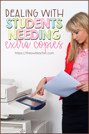 If you are like me, it's frustrating when students lose their worksheets and you have to make extra copies! This post has the solution for that classroom management problem with this simple binder!