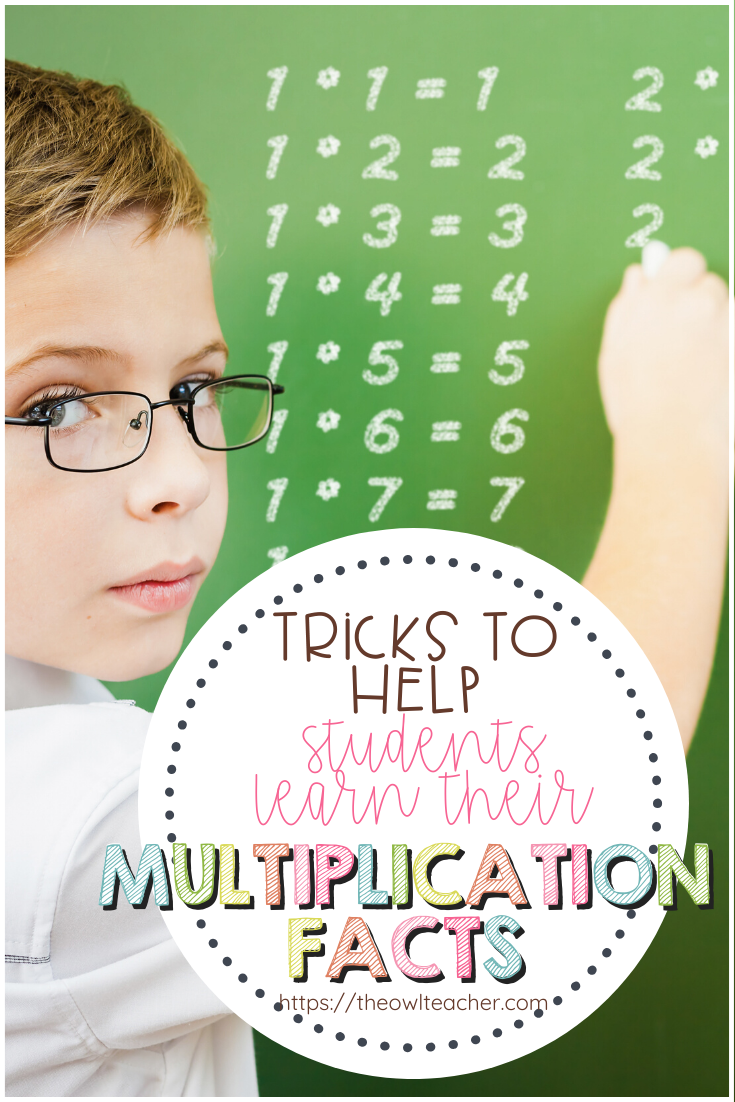 Helping Your Student Memorize the Multiplication Chart