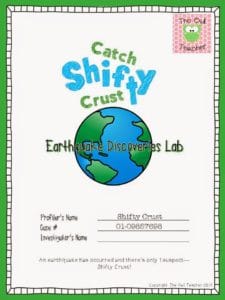 Explore earthquakes through a series of experiments, including my “Catch Shifty Crust” station rotations, where students are detectives on the hunt for Shifty Crust and the destruction he has caused through the earth changes!
