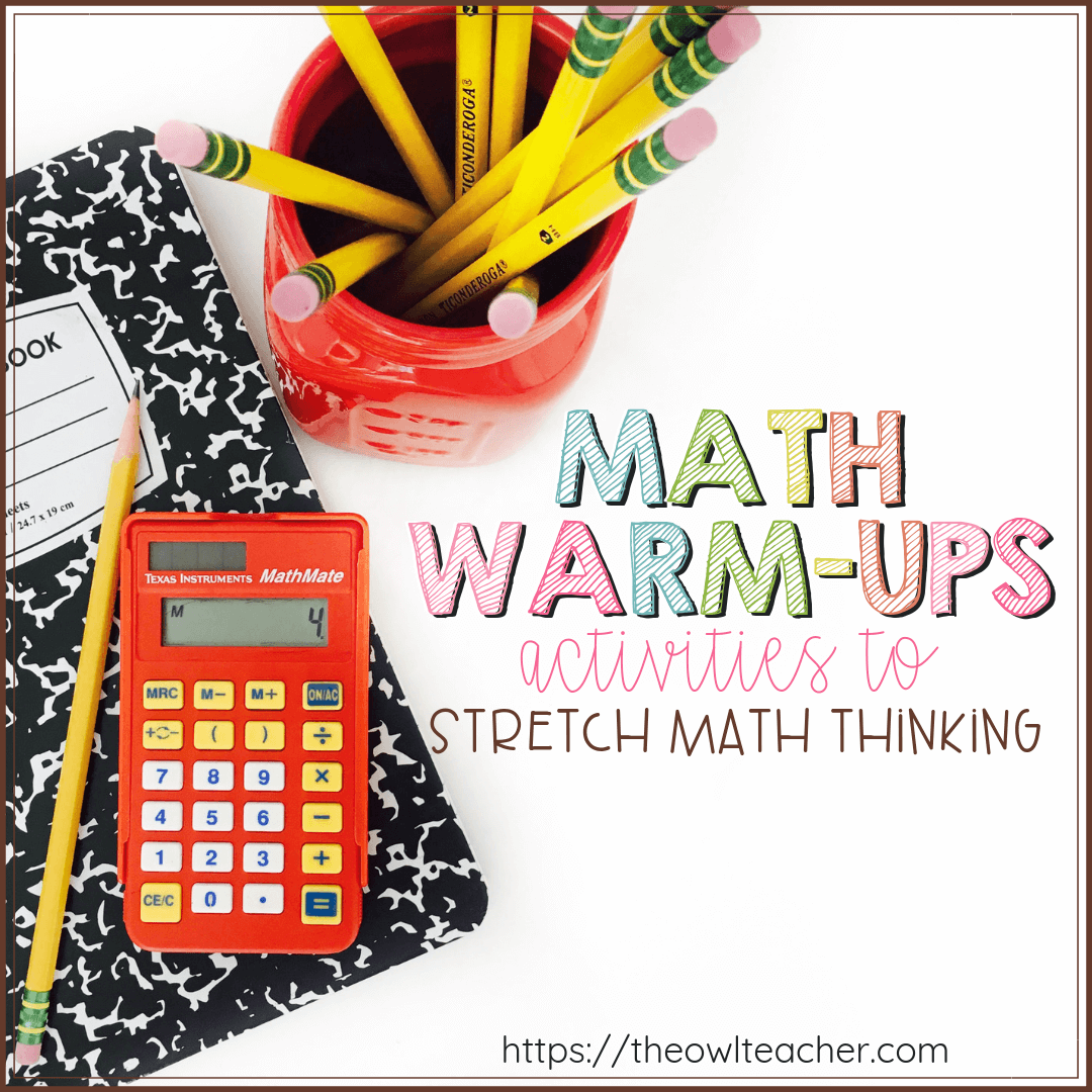 Fun and easy math warm ups for your elementary math classroom. Easy to set up and challenging for some kids! Great for morning work or before starting your math lessons! Your students will LOVE these!