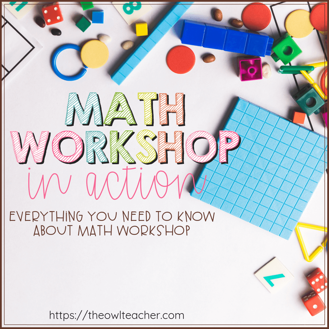 What do students do after you have given the mini-lesson in math workshop? Guided math! Check out these tips and ideas about math workshop in action, including rotations and understanding math centers!