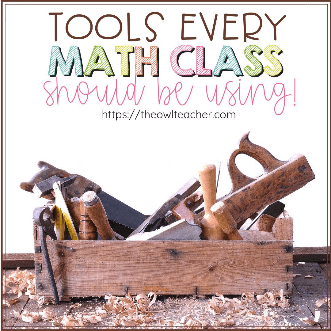 Check out these math tools that every elementary math classroom should be using! Are you using them?