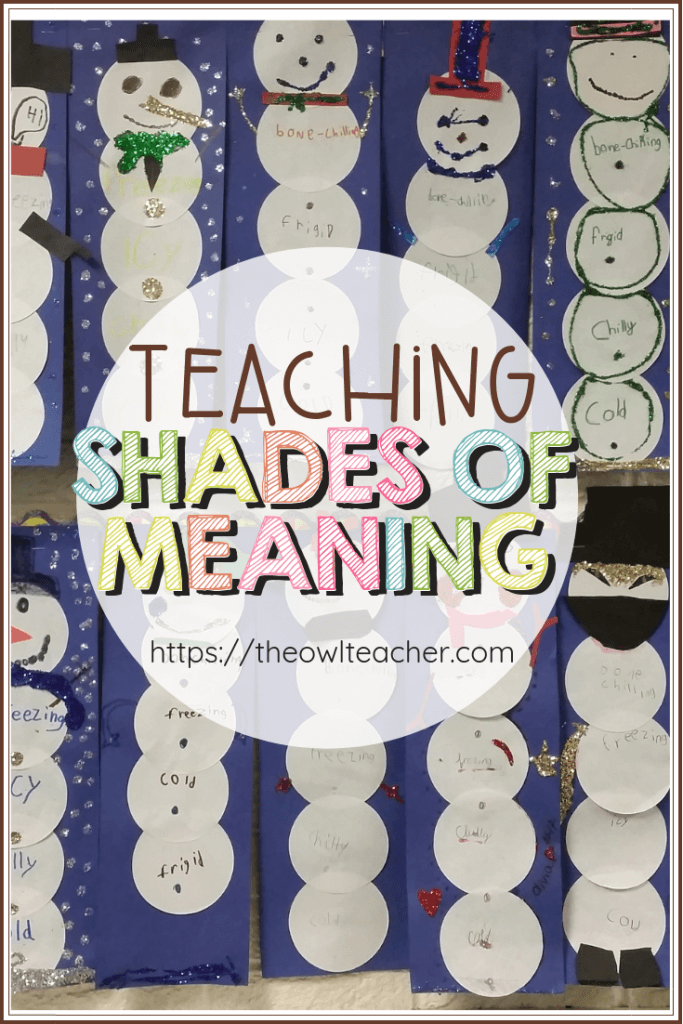 Shades of WHAT?! | Shades of Meaning - The Owl Teacher