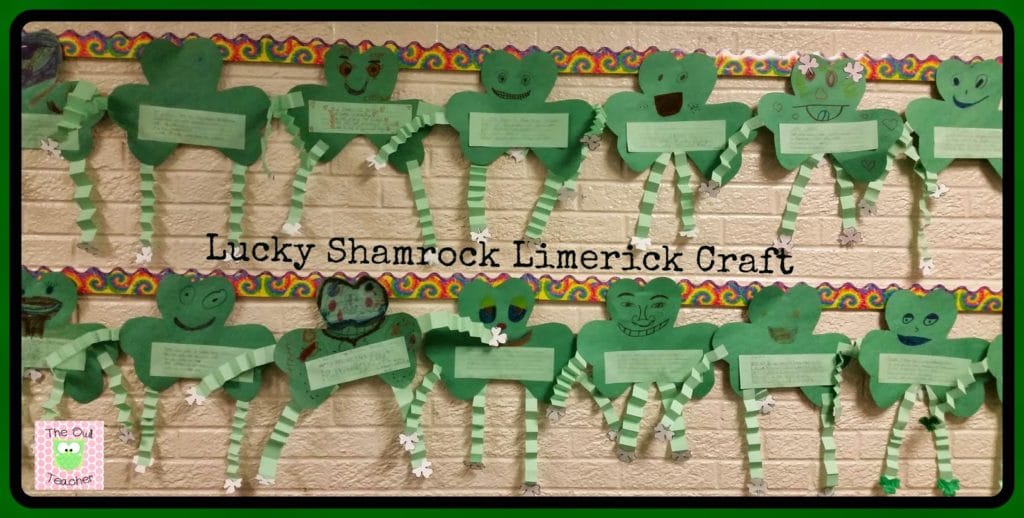 Are you looking for an engaging St. Patrick's Day activity for your elementary classroom? Check out this idea where students create a shamrock craft and add poetry- limericks- to it!