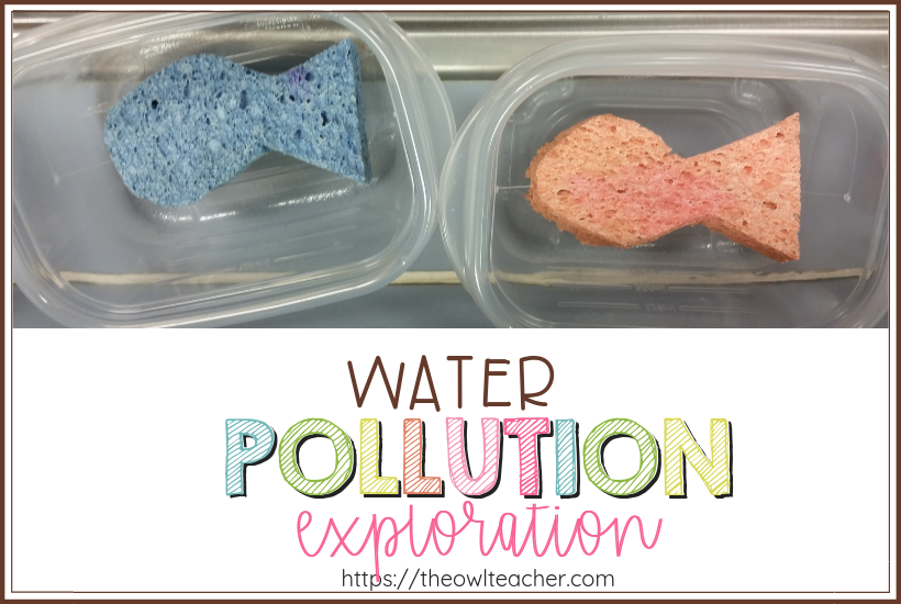 Teaching science is a fun and engaging activity with this science experiment! Check out this idea on how to help students explore pollution for Earth Day or any science lesson!