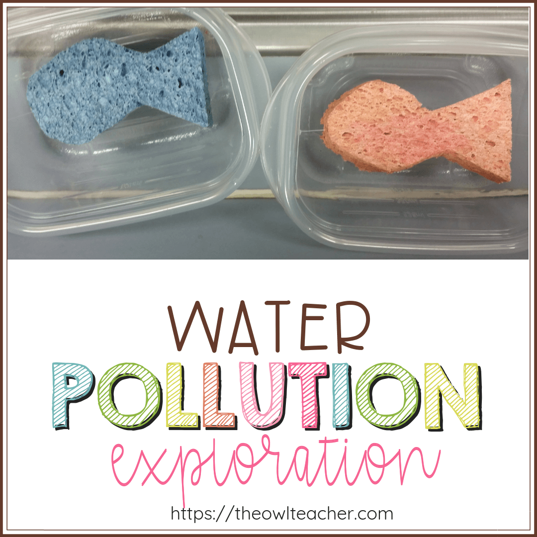 Teaching science is a fun and engaging activity with this science experiment! Check out this idea on how to help students explore pollution for Earth Day or any science lesson!