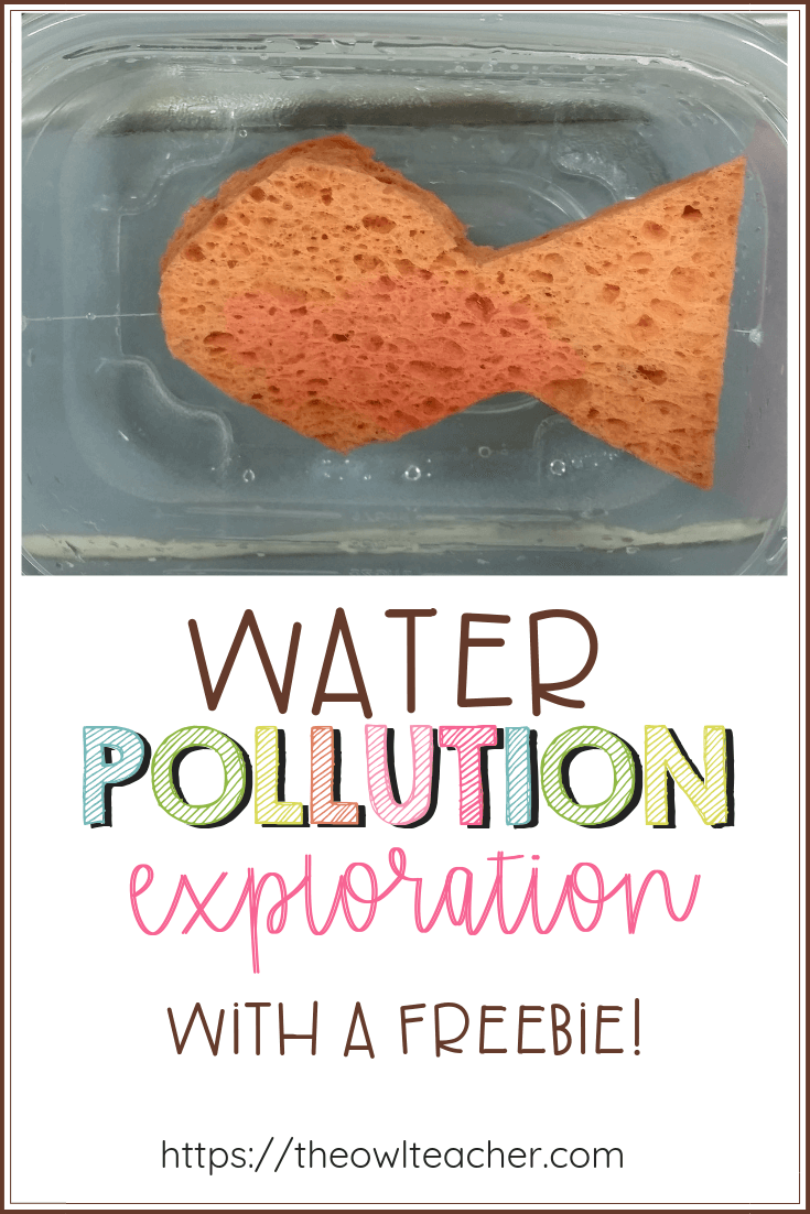 Teaching science is a fun and engaging activity with this science experiment! Check out this idea on how to help students explore pollution for Earth Day or any science lesson!