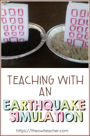 Help your students understand fast and slow changes of the earth through this hands-on science experiment where students explore earthquakes and different foundations. Head to this blog post about this engaging idea of an earthquake simulation!