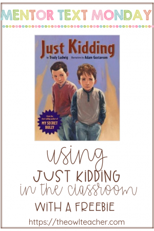 How often do you hear students say they were just kidding? Probably more times than you can count. "Just Kidding" talks about just that!