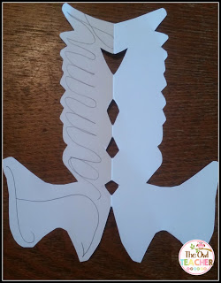 Cursive Skeleton Craft for Halloween Fun - The Owl Teacher