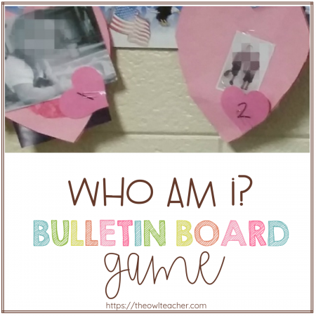 This Valentine's Day game idea turns into an interactive bulletin board that makes a fun and simple game in the elementary classroom! It will definitely engage your students and fellow teachers!