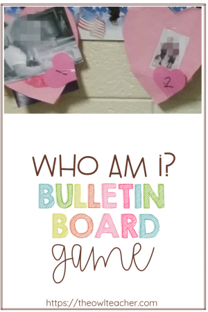 This Valentine's Day game idea turns into an interactive bulletin board that makes a fun and simple game in the elementary classroom! It will definitely engage your students and fellow teachers!