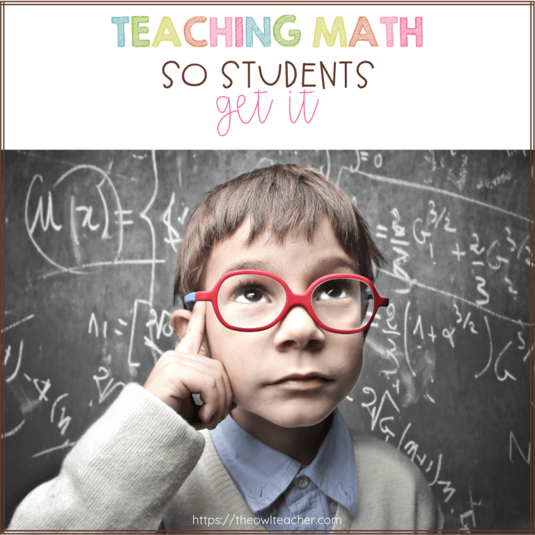 Teaching math concepts so struggling learners understand can be possible! Are you doing all these ideas and tips to help your students understand math concepts in your elementary classroom?