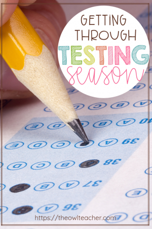 Testing can be difficult and stressful to both the teacher and students. Consider these teaching tips and ideas to help you get through the testing season!