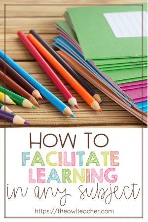 It is absolutely possible to facilitate learning in any subject with the six tips listed in this post. These suggestions are all based on foundational teaching practices and not on specific course curriculum. Click through to get these tips and save this post to reference later!