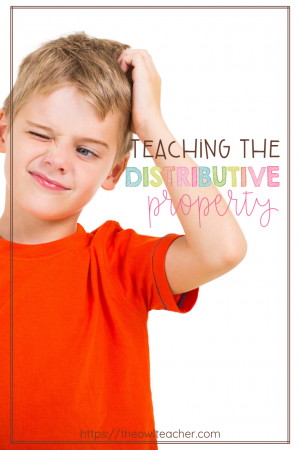 Many upper elementary students find the distributive property to be tricky, so I prefer to take it slow while teaching it. In this post, I describe my exact steps for introducing the distributive property and working through mastering its basics with my students.