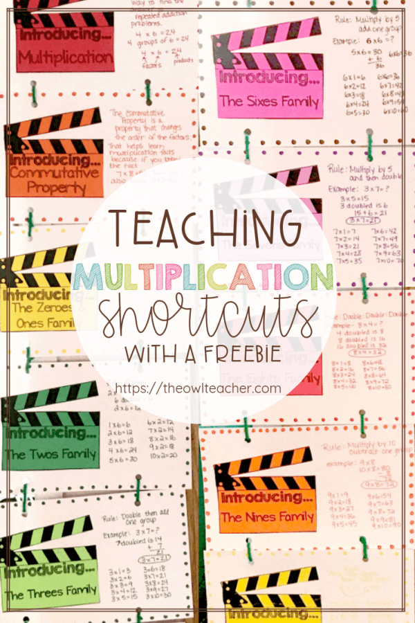 Teaching Multiplication Shortcuts The Owl Teacher