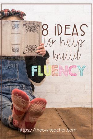 Although it may not seem like it, reading fluency is incredibly important for comprehension. If students cannot read fluently, then their ability to comprehend what they read is impeded. This blog post shares eight ideas to help build fluency in your students, so click through to get all eight of them!
