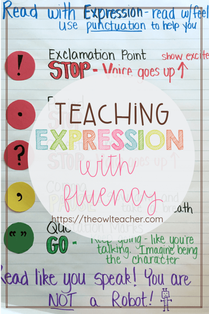 Teaching Expression In Fluency - The Owl Teacher