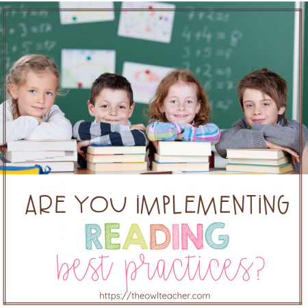 Today, more than ever, it's important for teachers to be utilizing best practices in their classrooms. This is especially true for reading, where the reading best practices have evolved quite a bit and take on a while new approach from the old practices. This post describes each approach and the differences between the two, so click through to read more.