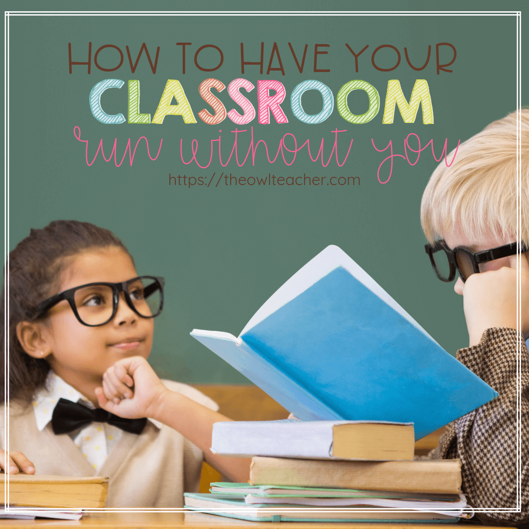 Classroom management is always important, but if you really drive home your procedures and routines, then it's possible to have your classroom manage itself! I was running late to work one day, and my neighboring teacher covered my room for the few minutes that I was late. She raved on and on about how my students and classroom ran without me. So, learn my few tips to help you accomplish this with your classroom, too!