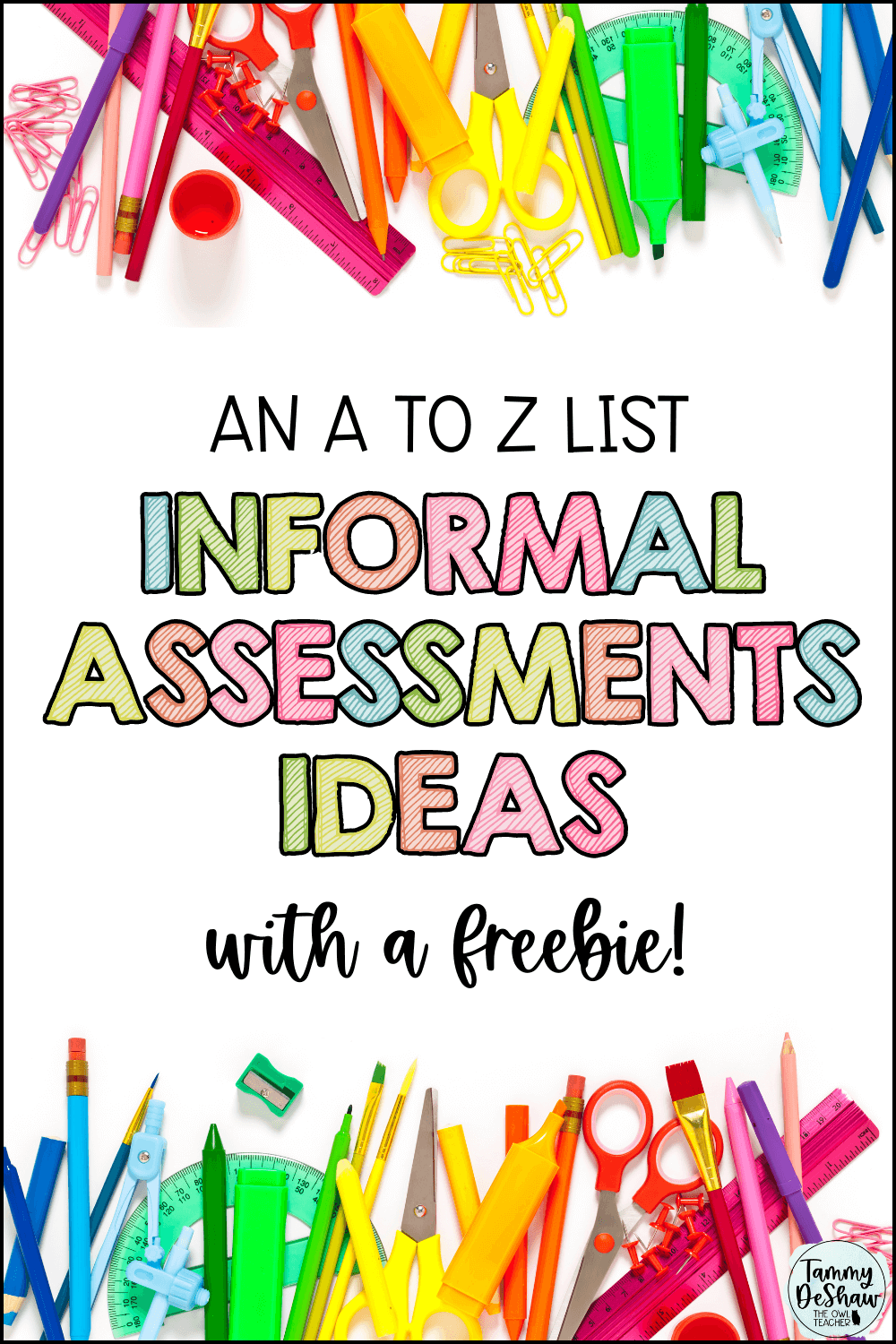 If you're bored with the same informal assessments such as the ticket out the door, check out this list of assessment ideas that are low prep and engaging for your classroom. This blog post includes an A to Z list of ideas for informal assessments with a FREE printable. via @deshawtammygmail.com