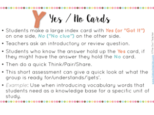 If you're bored with the same informal assessments such as the ticket out the door, check out this list of assessment ideas that are low prep and engaging for your classroom. This blog post includes an A to Z list of ideas for informal assessments with a FREE printable.