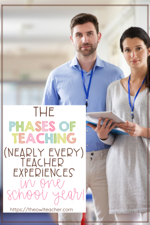 Did you know that there are phases of teaching? A recent study showed five phases of teaching that new teachers tend to experience, but in my opinion I think that nearly every teacher experiences these phases of teaching most school years! Read about the phases and what happens during each one, and use the information to help mentor yourself or another teacher who is struggling.