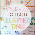 Let me help you to teach elapsed time with these four different strategies. Check out these tips and ideas to include in a lesson while grabbing a FREEBIE!