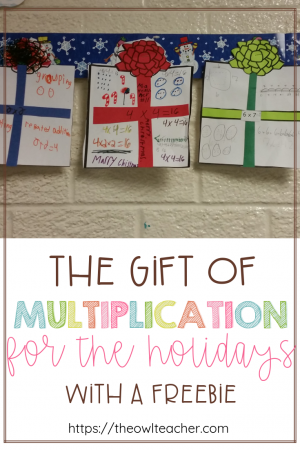 Give your students the gift of multiplication this year with this fun holiday activity! It has a freebie waiting for you to get your students started to practice this important math skill!