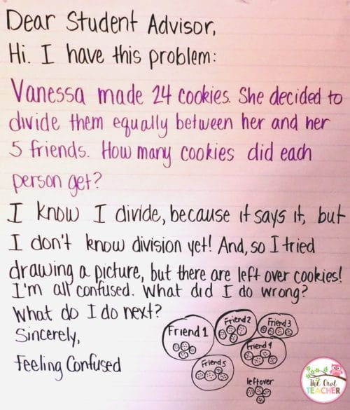 Problem solving tends to REALLY throw students for a loop when they're first introduced to it. Up until this point, math has been numbers, but now, math is numbers and words. I discuss four important steps I take in teaching problem solving, and I provide you with examples as I go. You can also check out my math workshop problem solving unit for third grade!