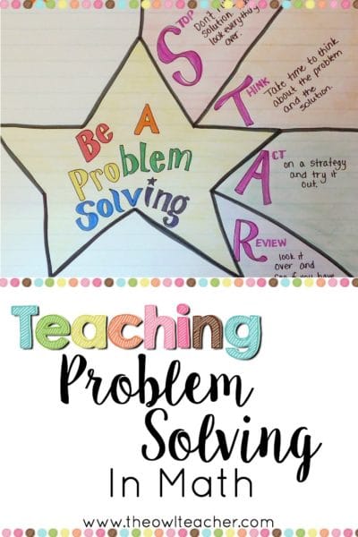 teach problem solving maths