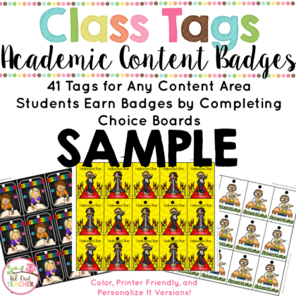 "Brag Tags" are engaging and a great classroom management tool to motivate students, but now there is a new and exciting way to use them! Check out this blog post to learn more about it!