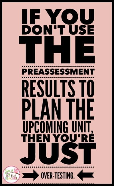 Using a preassessment in your instruction is one of the best ways to save time, close academic gaps, differentiate instruction, and deliver effective instruction. If you're not using preassessments in your classroom, then you should definitely consider doing so! Click through to read more about what preassessments are, how to use them, and how to get the most out of them.