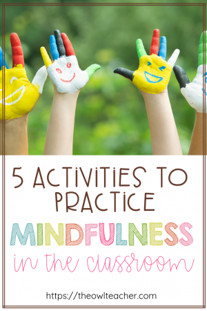 Using mindfulness in the classroom has been show to improve learning. This post provides you with 5 activities that you can do in your classroom to help your students improve their learning and to implement mindfulness successfully.