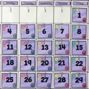Growth Mindset Calendar and Weather Chart Set {EDITABLE too!}