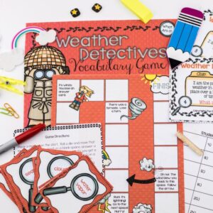 Weather Detectives Vocabulary Game