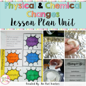 Physical Changes and Chemical Changes Unit