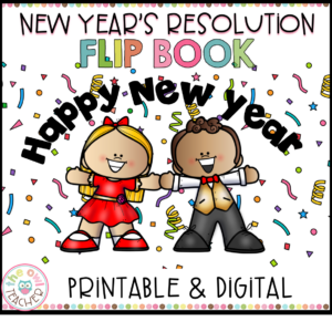 New Years Resolution and Goals Flip Book