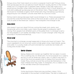 Eating Bugs Nonfiction Reading Passages Printable & Digital (Google)