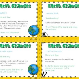 Slow and Fast Changes of the Earth Causation Cards