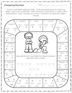 Decimal Place Value Rounding 5th Grade Math Workshop Lesson Plan Unit ...