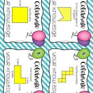 Perimeter and Area Unit for Math Workshop