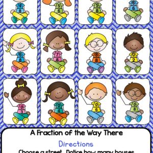 Identifying Fractions on a Number Line Center Activity