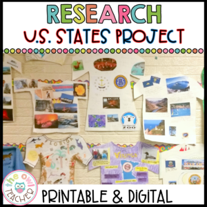 U.S. State Research and Writing Project
