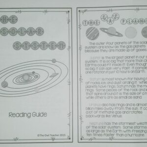 Solar System Craftivity (iSpace)