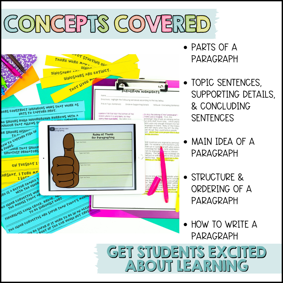Paragraph Writing Practice: Topic Sentences, Supporting Details, and Conclusions - Image 2