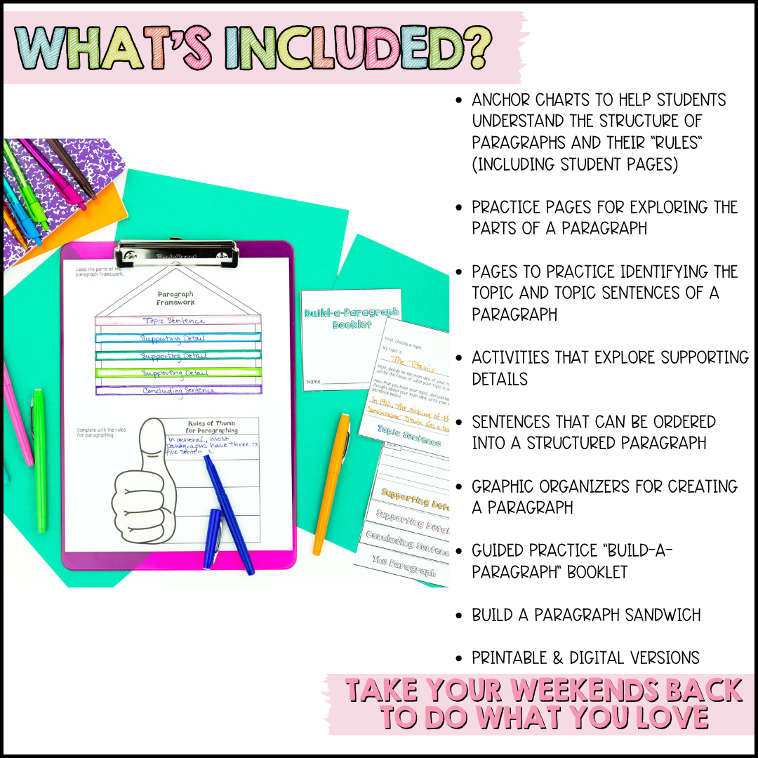 Paragraph Writing Practice: Topic Sentences, Supporting Details, and Conclusions - Image 4